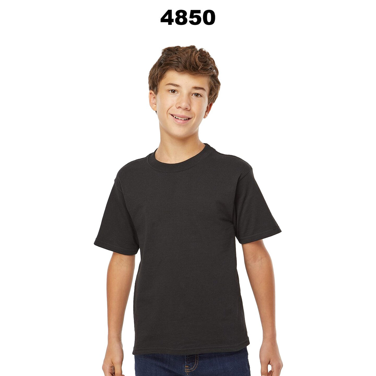 M&O® Youth Gold Soft Touch Crewneck Short Sleeve T-Shirt