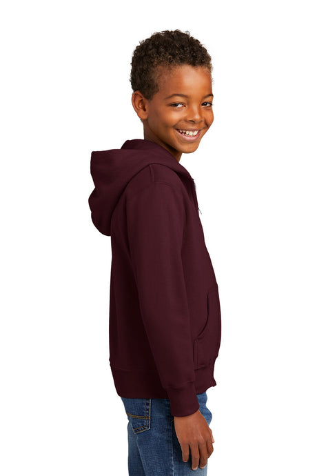 JERZEES® NuBlend Youth Full-Zip Hooded Sweatshirt