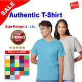 Hanes® Authentic Crewneck Short Sleeve T-Shirt