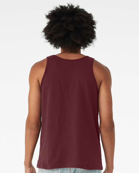 BELLA + CANVAS Classic Jersey Tank in Red