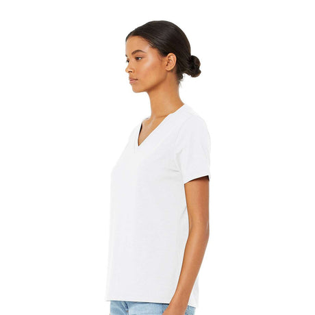 Camiseta relajada de manga corta con cuello en V Heather CVC para mujer BELLA + CANVAS® - 6405CVC
