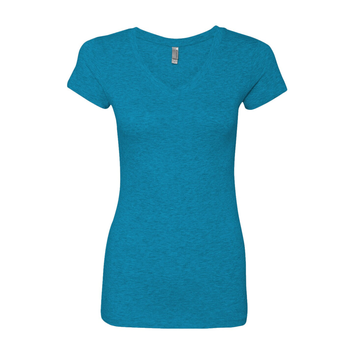 Bayside® Juniors' USA-Made V-Neck T-Shirt