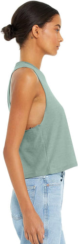 BELLA + CANVAS® Women's Racerback Crew Neck Crop Tank Top
