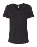 BELLA + CANVAS® Women's Relaxed Heather CVC V-Neck Short Sleeve T-Shirt - 6405CVC