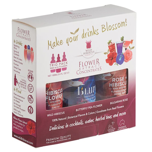 Wild Hibiscus 3-Count 3.4 fl. oz. Floral Extract Variety Pack