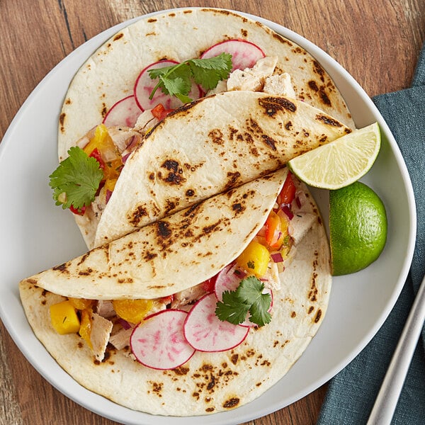 Father Sam's Bakery 6" Flour Tortillas - 288/Case