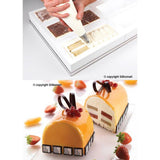 Silikomart Silicone Log (Buche) Freezing and Baking Mold, 220x60mm x 50mm High