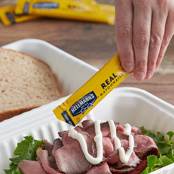 Hellmann's Real Mayonnaise 10.6 Gram Portion Packet - 210/Case