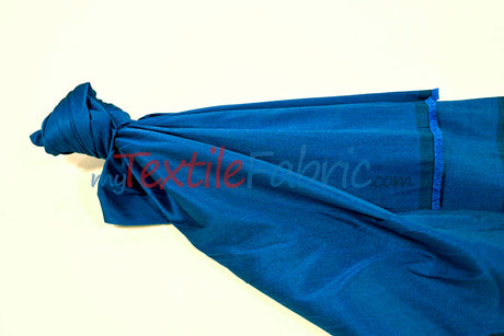 Faux Silk Polyester Dupioni Fabric - Solid Texture, 54" Width, Multiple Colors (Yards, Bolts, Sample Swatch)