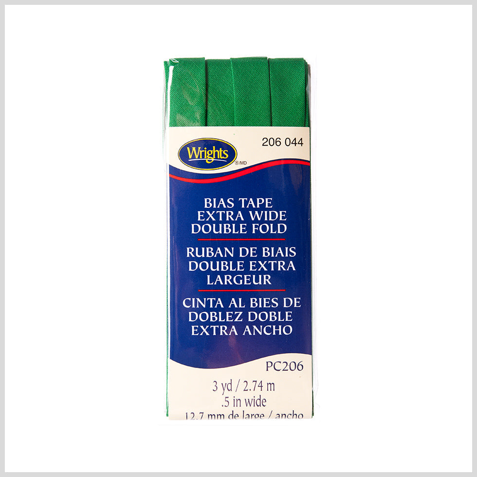 Wrights Emerald 1/2" Extra Wide Double Fold Bias Tape