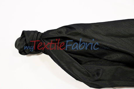 Faux Silk Polyester Dupioni Fabric - Solid Texture, 54" Width, Multiple Colors (Yards, Bolts, Sample Swatch)
