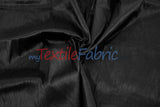 Faux Silk Polyester Dupioni Fabric - Solid Texture, 54" Width, Multiple Colors (Yards, Bolts, Sample Swatch)