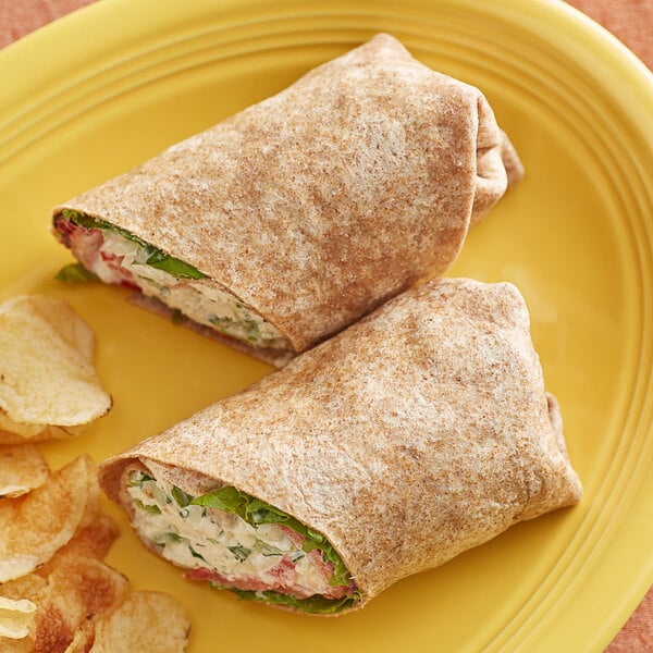 Father Sam's Bakery 12" Whole Wheat Tortillas - 72/Case