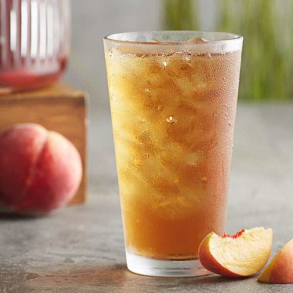 Bromley Peach Black Iced Tea Filter Bags 3 Gallon - 24/Case