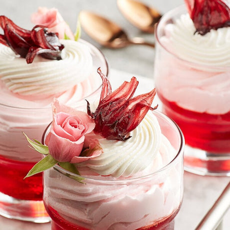 Wild Hibiscus 12.3 fl. oz. Hibiscus Flowers in Rose Syrup