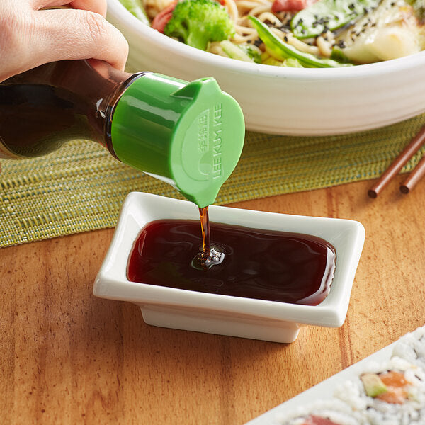 Lee Kum Kee 5.1 fl. oz. Less Sodium Soy Sauce Bottles - 6/Case