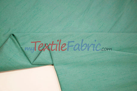Faux Silk Polyester Dupioni Fabric - Solid Texture, 54" Width, Multiple Colors (Yards, Bolts, Sample Swatch)
