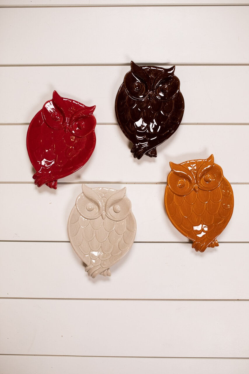Ceramic Owl Plate