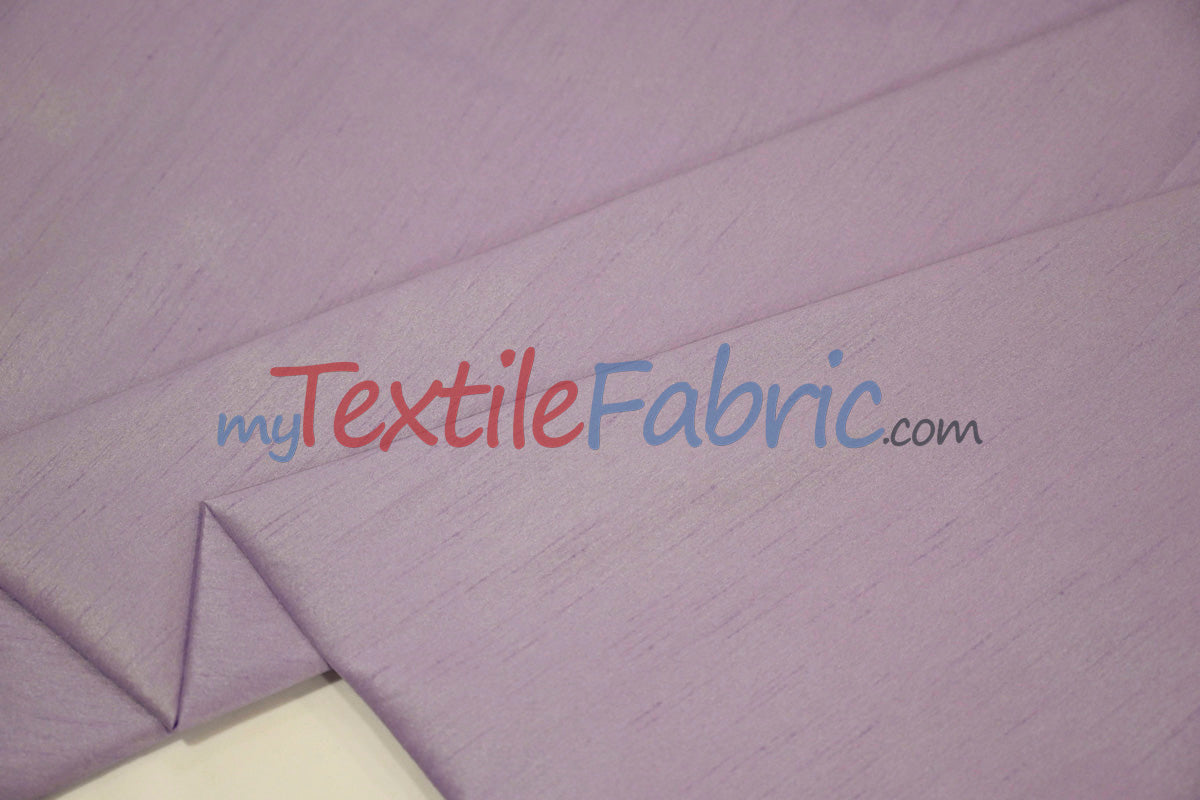Faux Silk Polyester Dupioni Fabric - Solid Texture, 54" Width, Multiple Colors (Yards, Bolts, Sample Swatch)