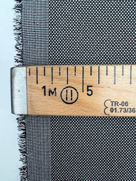 Polyester Elastane Knit Gray White