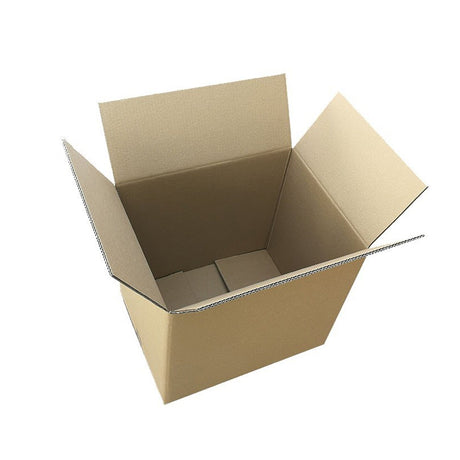 Lightweight 11x6x4 Inch Corrugated Box Easy Fold and Tuck Assembly & Durable Design