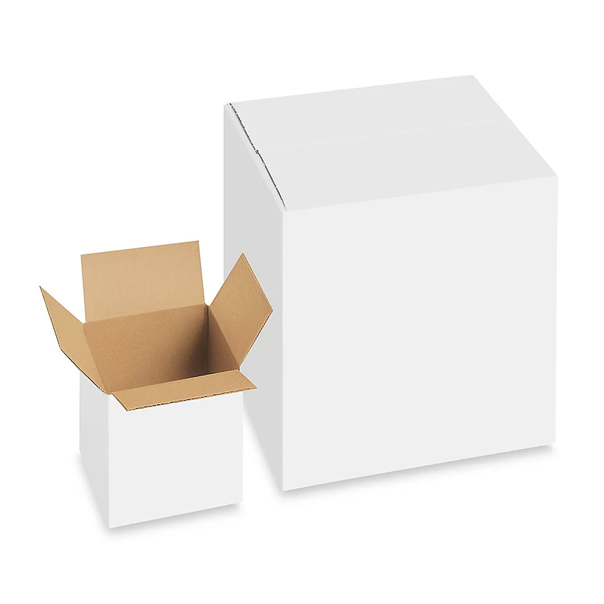 7" x 7" x 7" Corrugated Boxes Sturdy Spacious Packaging for Secure Shipping & Storage