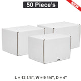 Durable 12 1/8" x 9 1/4" x 4" Shipping Boxes for Safe Packaging