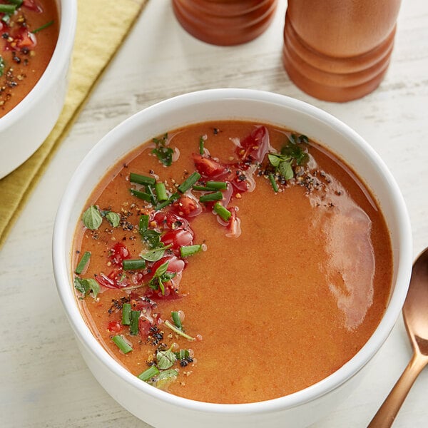 Knorr 17.1 oz. Soup du Jour Creamy Tomato and Roasted Red Pepper Soup Mix - 4/Case