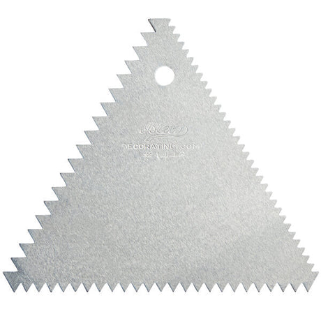 Ateco Aluminum Decorating and Icing Comb, 4 1/4" x 4 1/4
