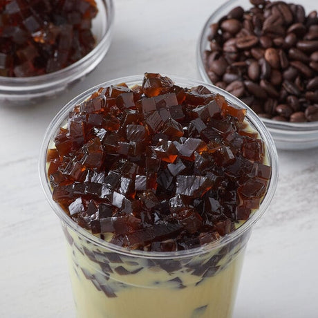 Bossen Coffee Jelly Topping 7.28 lb. - 4/Case