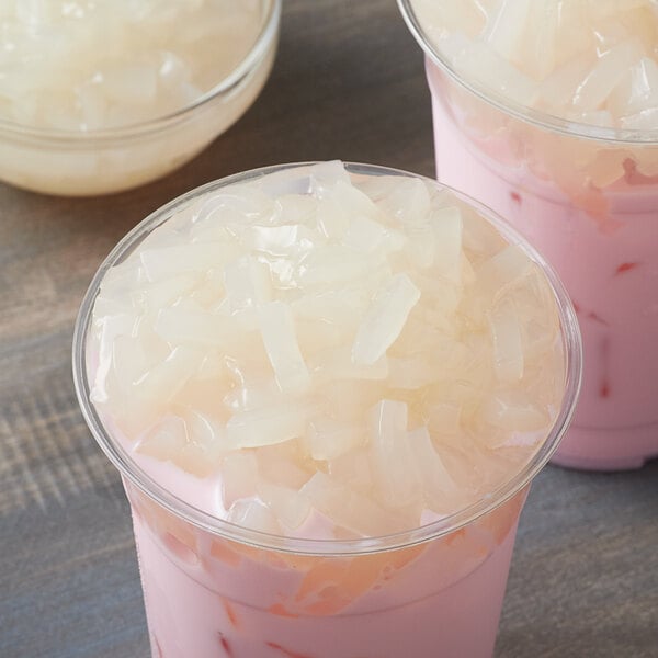 Bossen Lychee Jelly Topping 8.38 lb. - 4/Case