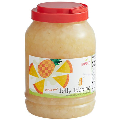 Bossen Pineapple Jelly Topping 8.38 lb. - 4/Case