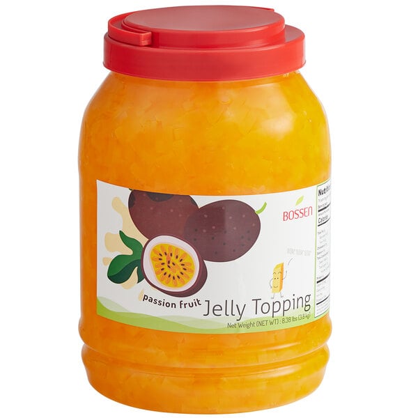 Bossen Passion Fruit Jelly Topping 8.38 lb. - 4/Case