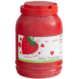 Bossen Strawberry Heart-Shaped Jelly Topping 8.38 lb. - 4/Case