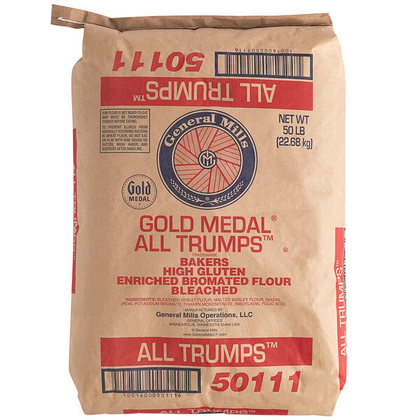 General Mills Gold Medal High Gluten All Trumps Flour 50 lb.