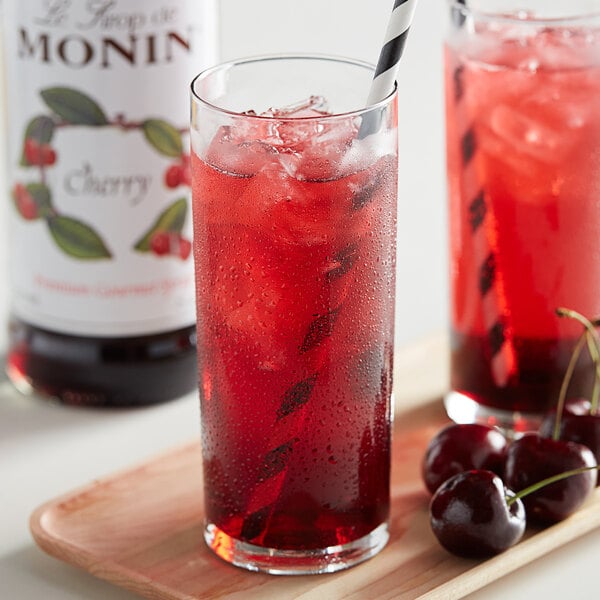 Monin Premium Cherry Flavoring / Fruit Syrup 750 mL