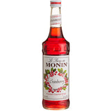 Monin Premium Cranberry Flavoring / Fruit Syrup 750 mL