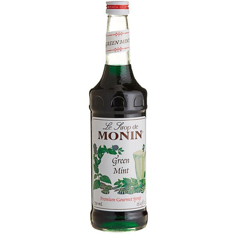 Monin Premium Green Mint Flavoring Syrup 750 mL