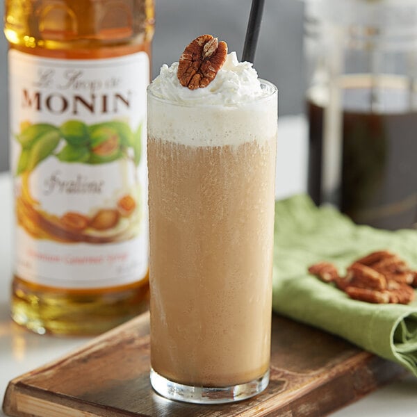 Monin Premium Praline Flavoring Syrup 750 mL