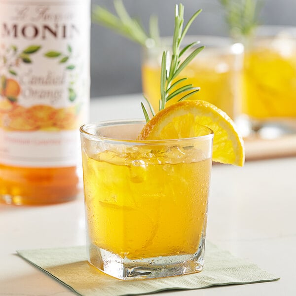 Monin Premium Candied Orange Flavoring / Fruit Syrup 750 mL