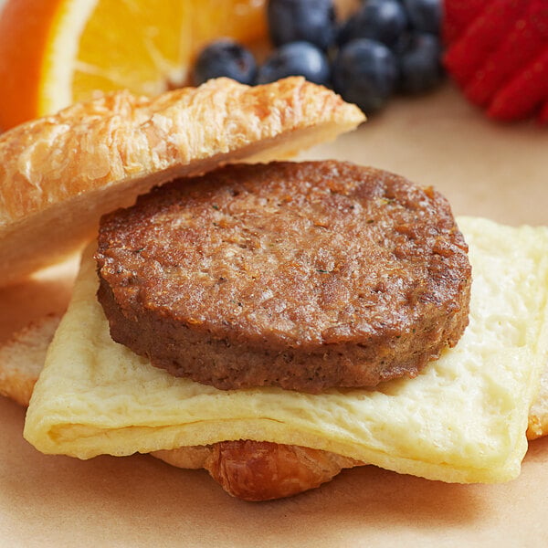 Beyond Meat Plant-Based Vegan Breakfast Sausage Patty 1.63 oz. - 90/Case