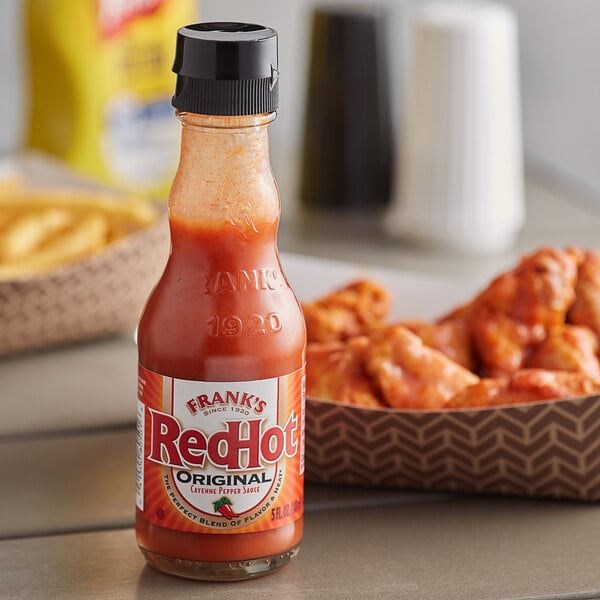 Frank's RedHot 5 fl. oz. Original Cayenne Pepper Sauce - 24/Case