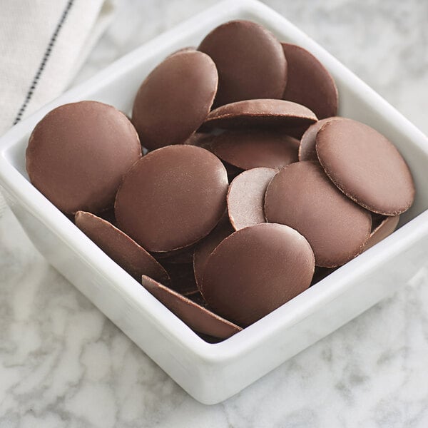 Guittard 25 lb. Organic 66% Bittersweet Wafers