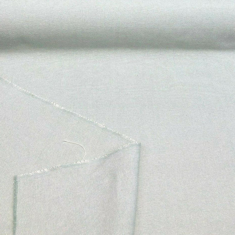 Heather Mint Green Preshrunk Cotton Chenille Fabric - Mint Green, 54" Width (1 Yard)