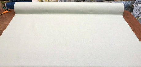 Heather Mint Green Preshrunk Cotton Chenille Fabric - Mint Green, 54" Width (1 Yard)