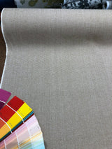 Heather Grain Preshrunk Cotton Chenille Fabric - Grain, 54" Width (1 Yard)