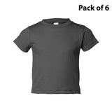 RADYAN® Crewneck Toddler Fine Jersey Tee - 3321