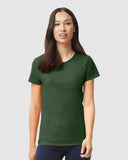 Gildan Heavy Cotton Women Classic Fit Daily Wear T-Shirt 5000L