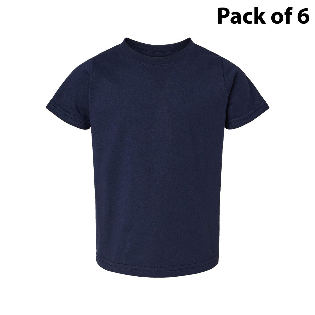 RADYAN® Toddler Fine Jersey Crewneck Short Sleeve Tee - 3321