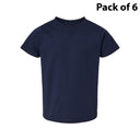 RADYAN® Toddler Fine Jersey Crewneck Short Sleeve Tee